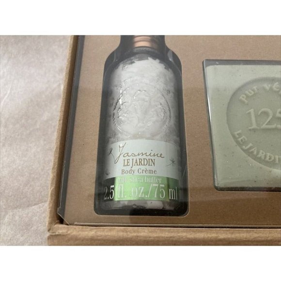 LE JARDIN Jasmine Body Care Kit 4 Pieces in Beautiful Gift Box Brand New Sealed - Picture 4 of 11